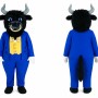 Black Buffalo Bison Bull Mascot Costume