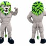 Power Muscular Lion Mascot Costume