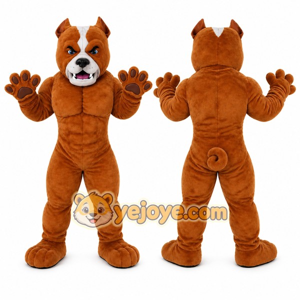 Power Bulldog Mascot Costume