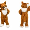 Brown Cat Mascot Costume