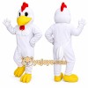 White Rooster Mascot Costume