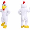 White Rooster Mascot Costume