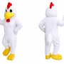 White Rooster Mascot Costume