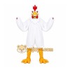 White Lightweight Rooster Mascot Costume White Lightweight Rooster Mascot Costume