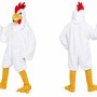 White Lightweight Rooster Mascot Costume