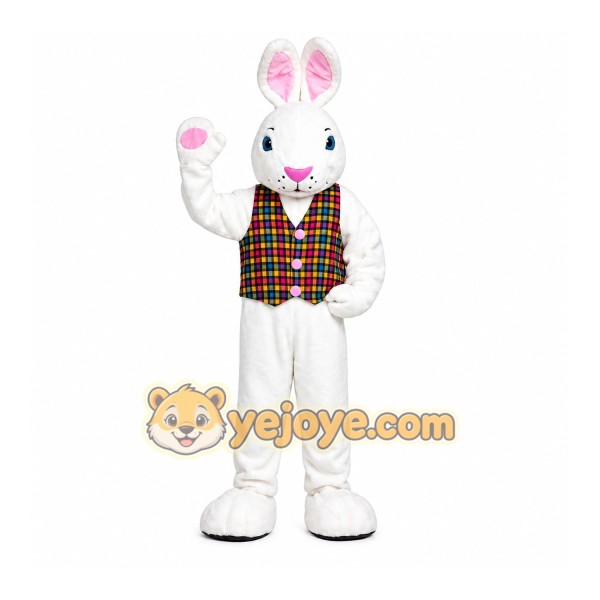 Lovely White Rabbit Mascot Costume Lovely White Rabbit Mascot Costume