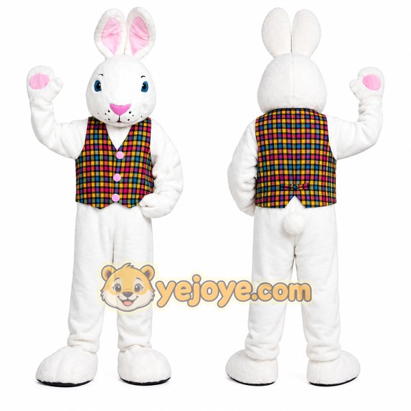 Lovely White Rabbit Mascot Costume