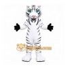 Cute White Tiger Mascot Costume