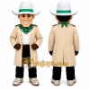 Happy Lightweight Cowboy Mascot Costume Happy Lightweight Cowboy Mascot Costume
