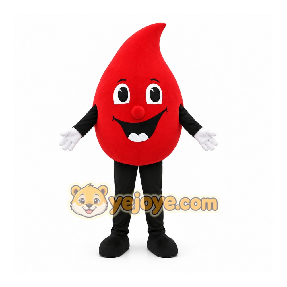 Red Blood Mascot Costume