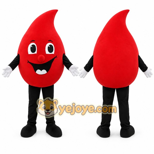 Red Blood Mascot Costume