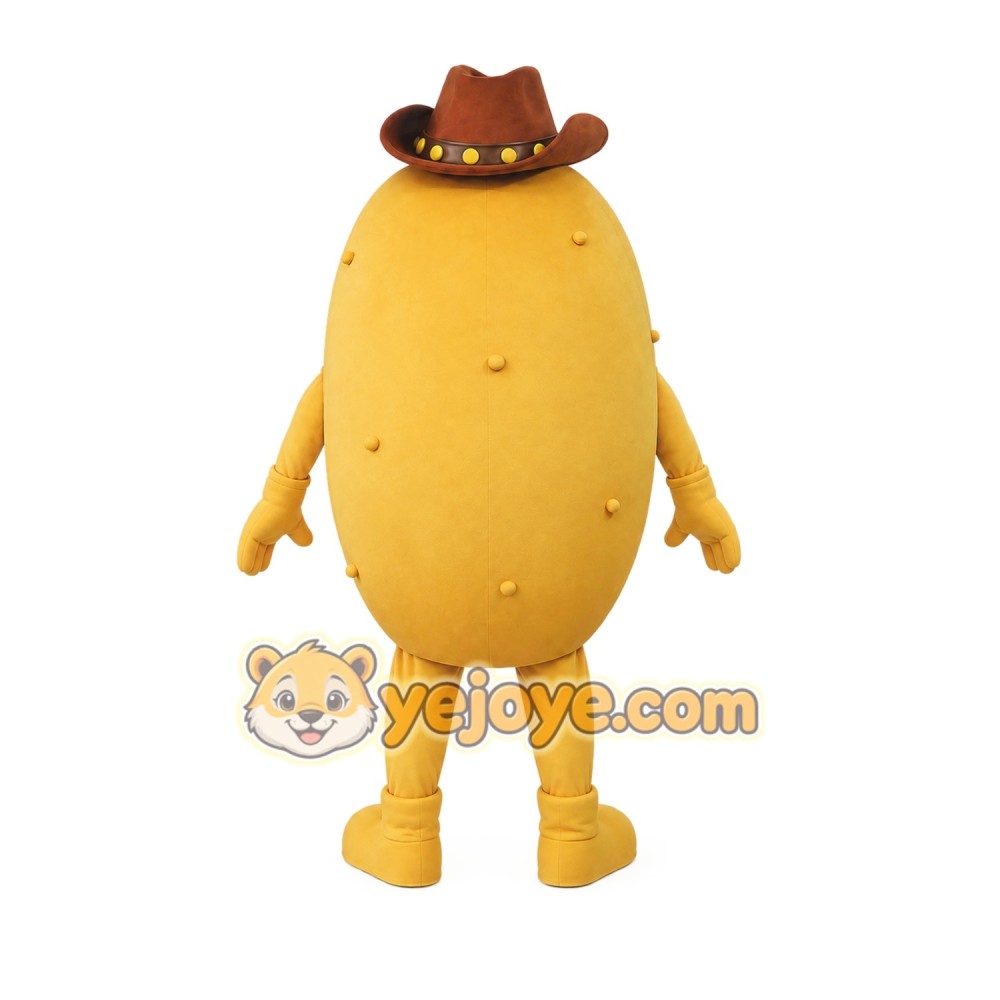 Happy Potato Mascot Costume Happy Potato Mascot Costume
