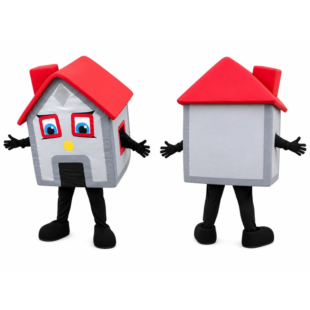 Happy House Mascot Costume