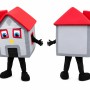 Happy House Mascot Costume