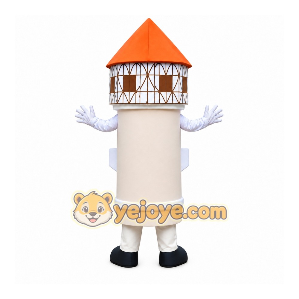 Lighthouse Mascot Costume Lighthouse Mascot Costume