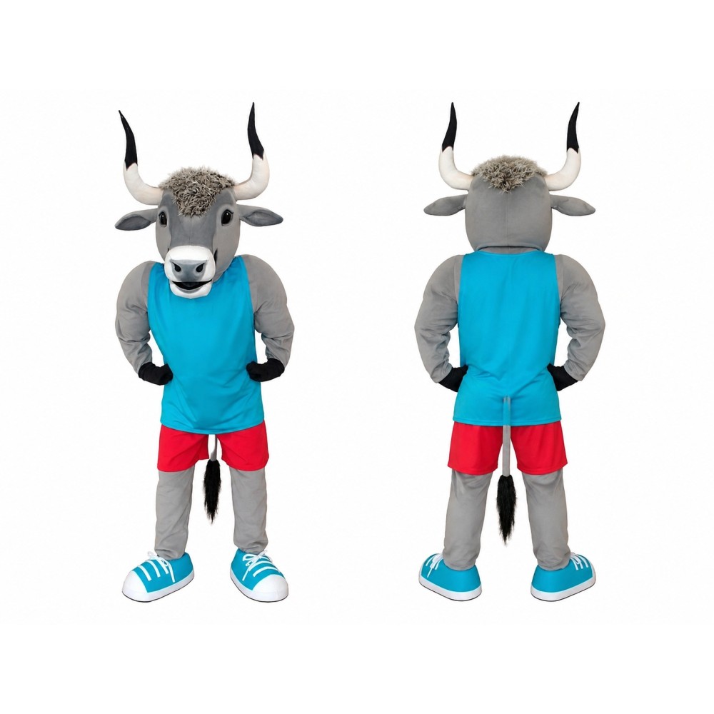 Sport Lightweight Bull Mascot Costume