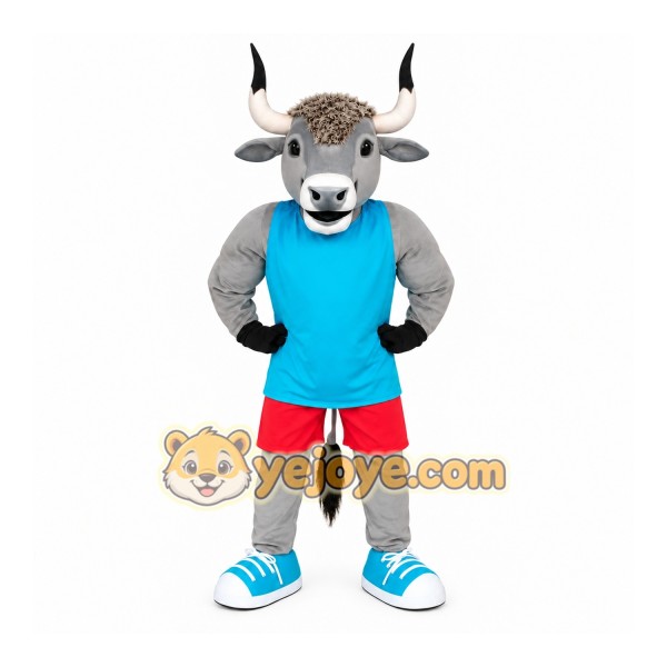 Sport Lightweight Bull Mascot Costume