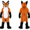 Happy Adult Fox Mascot Costume