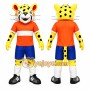 Happy Lightweight Leopard Mascot Costume
