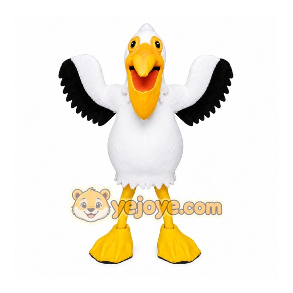 Realistic Pelican Mascot Costume