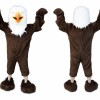 Realistic Fierce Eagle Mascot Costume