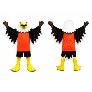 Realistic Happy Eagle Mascot Costume
