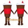 Realistic Coffee Cup Mascot Costume Realistic Coffee Cup Mascot Costume