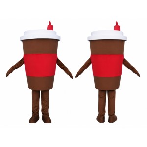 Realistic Coffee Cup Mascot Costume