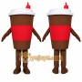 Realistic Coffee Cup Mascot Costume