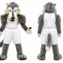 Realistic Sport Wolf Mascot Costume