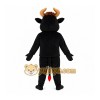 Happy Black Bull Mascot Costume