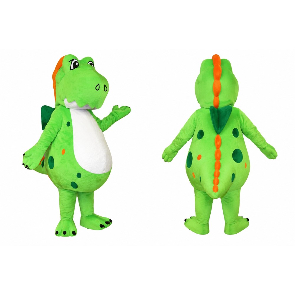 Green Lightweight Dinosaur Mascot Costume