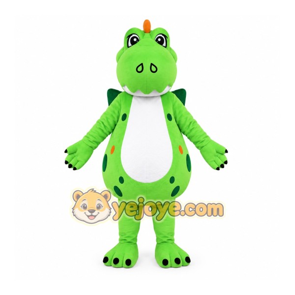 Green Lightweight Dinosaur Mascot Costume