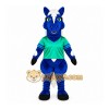 Blue Horse Mascot Costume Blue Horse Mascot Costume