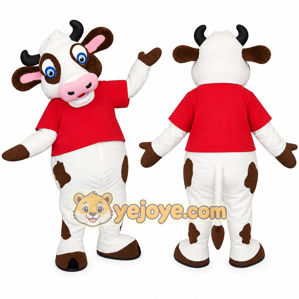 Cute Cow Mascot Costume Cute Cow Mascot Costume