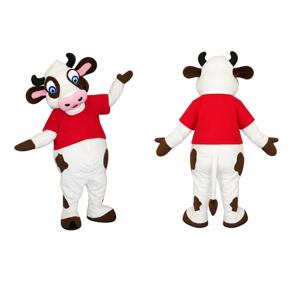 Cute Cow Mascot Costume
