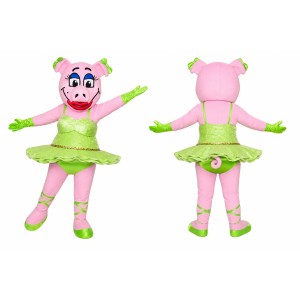 Dancing Pig Mascot Costume