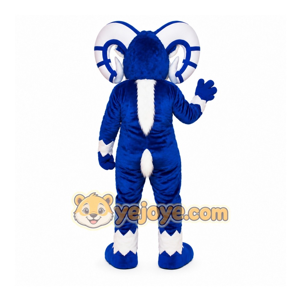 Blue Ram Mascot Costume Blue Ram Mascot Costume