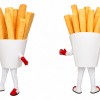 Realistic French Fries Mascot Costume