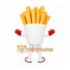 Realistic French Fries Mascot Costume Realistic French Fries Mascot Costume