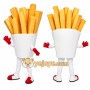 Realistic French Fries Mascot Costume