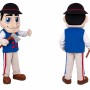 Realistic Lumberjack Mascot Costume