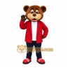 Happy Adult Bear Mascot Costume Happy Adult Bear Mascot Costume
