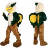 Green White Griffin Mascot Costume