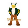 Green White Griffin Mascot Costume