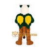 Green White Griffin Mascot Costume
