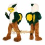 Green White Griffin Mascot Costume