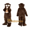 Dark Brown Otter Mascot Costume Dark Brown Otter Mascot Costume