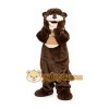 Dark Brown Otter Mascot Costume Dark Brown Otter Mascot Costume