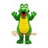 Green Crocodile Mascot Costume with Yellow Belly Green Crocodile Mascot Costume with Yellow Belly
